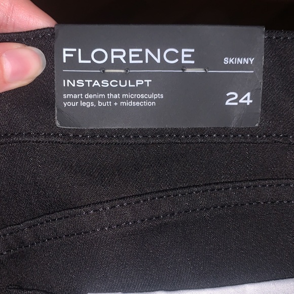 DL1961 | Florence Mid Rise Skinny Black Jeans Size 24 New - Picture 3 of 5